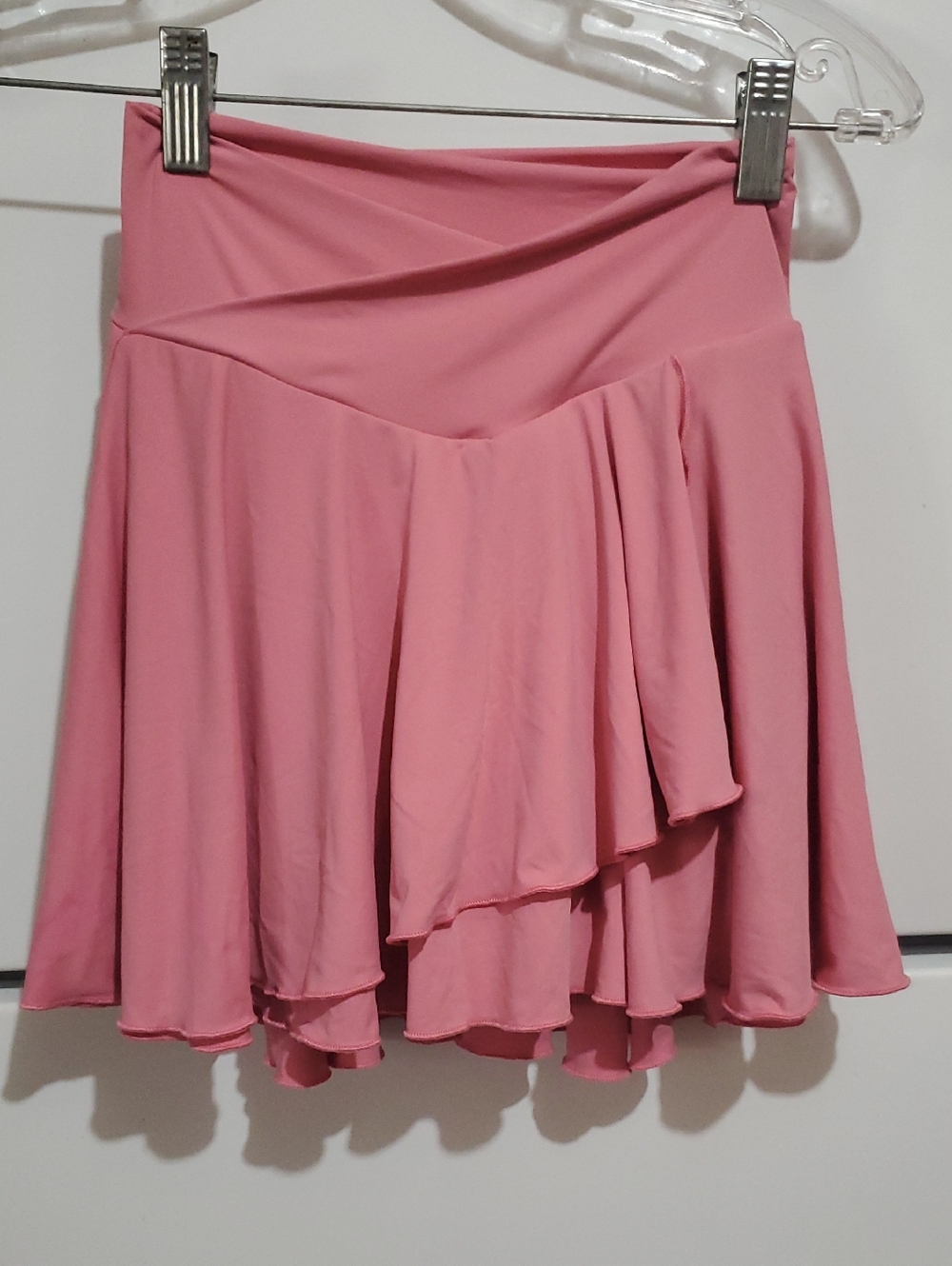 ARIZONA Girl's Pink Flared Ruffle Skirt  Short Size XS